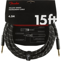 Инструментальный кабель Fender Cable Deluxe Series 15' 4.5 m Black Tweed