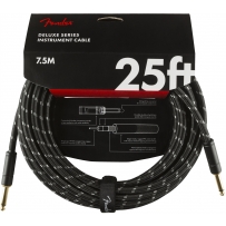 Инструментальный кабель Fender Cable Deluxe Series 25' 7.5 m Black Tweed