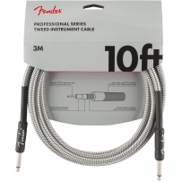 Инструментальный кабель Fender Cable Professional Series 10' 3 m White Tweed