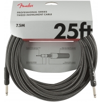 Инструментальный кабель Fender Cable Professional Series 25' 7.5 m Grey Tweed