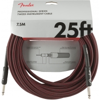 Инструментальный кабель Fender Cable Professional Series 25' 7.5 m Red Tweed