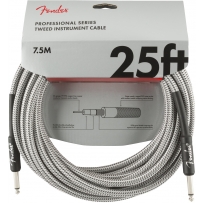 Инструментальный кабель Fender Cable Professional Series 25' 7.5 m White Tweed