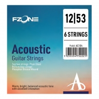 Струни для акустичної гітари Fzone AC104 Acoustic Phosphor Bronze (.12 - .53)