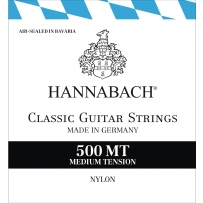 Струни для класичної гітари Hannabach 500MT Medium Tension Nylon