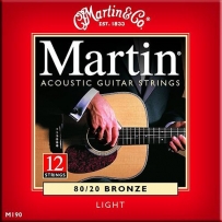 Струны для акустической гитары Martin M-190 Traditional Light 12 String (.012-.054)