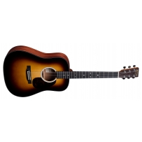 Электроакустическая гитара Martin DJr-10E Burst Dreadnought Junior