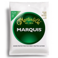 Струны для акустической гитары Martin M-1600 Marquis 80/20 Extra Light  (.010-.047)