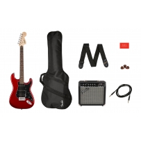 Гитарный набор Squier Strat Pack HSS Candy Apple Red