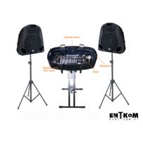 Комплект АС+микшер+микрофон+стойки Soundking SKZH0402 D10