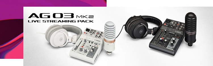 Yamaha AG03MK2 LSPK Live Streaming Pack White купить в Украине beat.com.ua