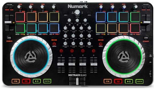 Numark Mixtrack Quad обзор Beat.com.ua